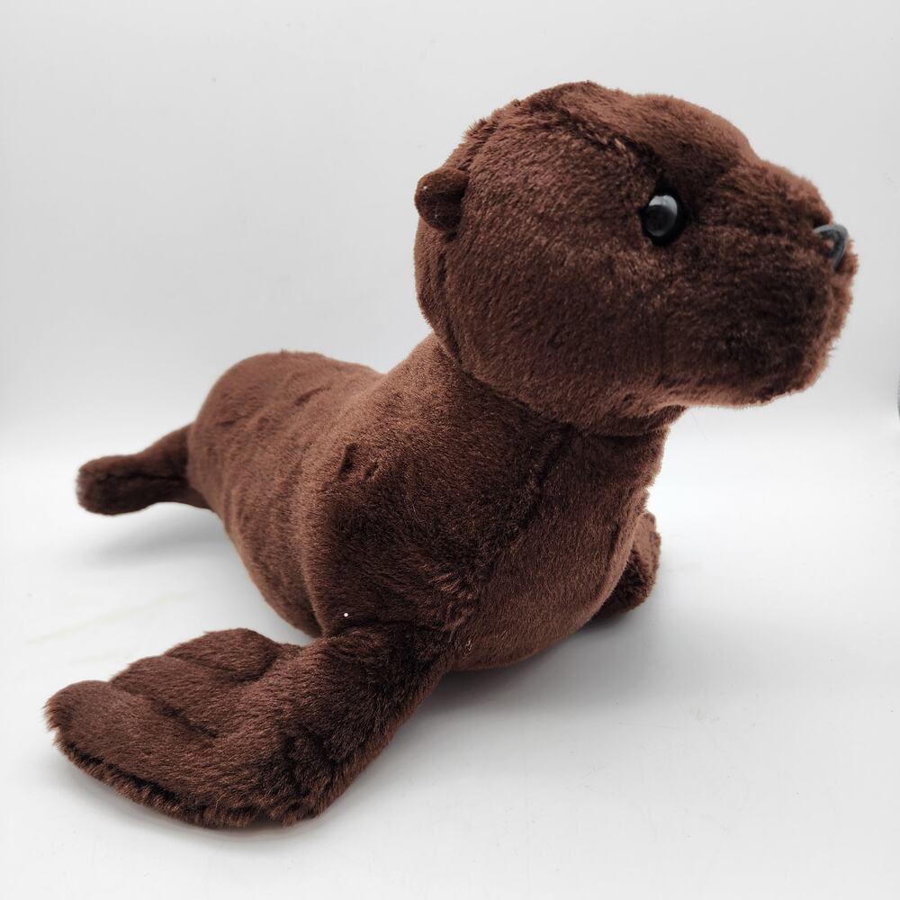 Aurora Brown Seal Sea Lion Plush Stuffed Animal Toy 12" Marine Life Ocean 2017